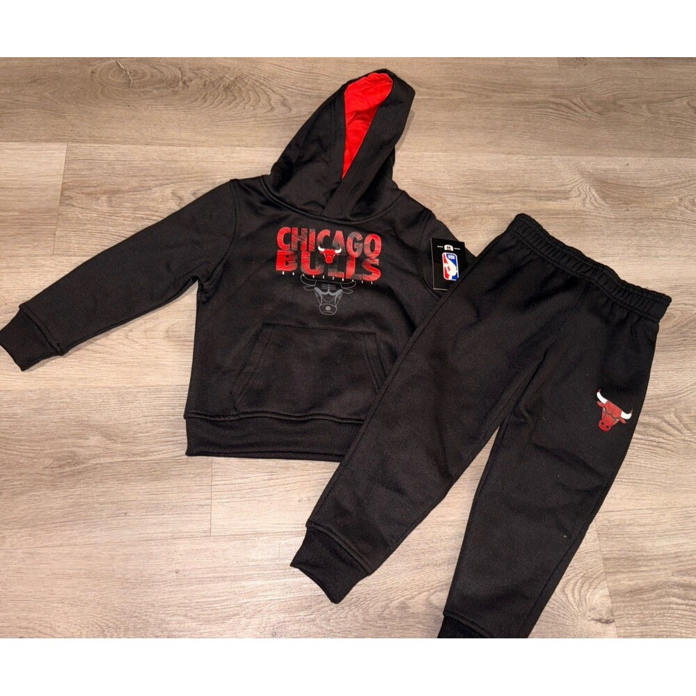 NWT NBA Chicago Bulls 3T Hoodie Sweat pants set